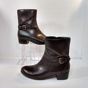 Marc Fisher Women's 8 M Brown Leather Ankle Boot